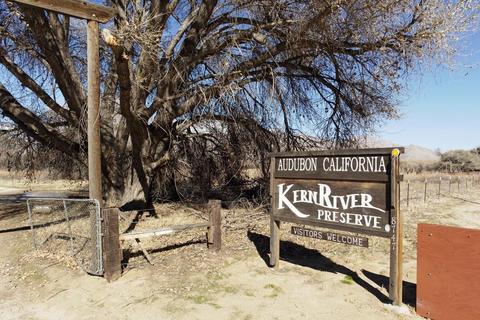 Kern River Preserve Entrance Sign
