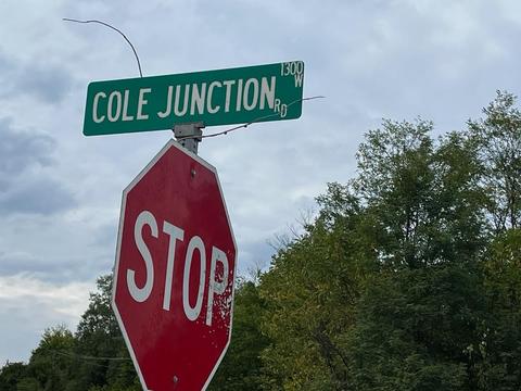 Cole Junction sign