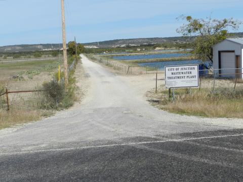 Entrance road. Entrance gate is always open and open to the birding public.