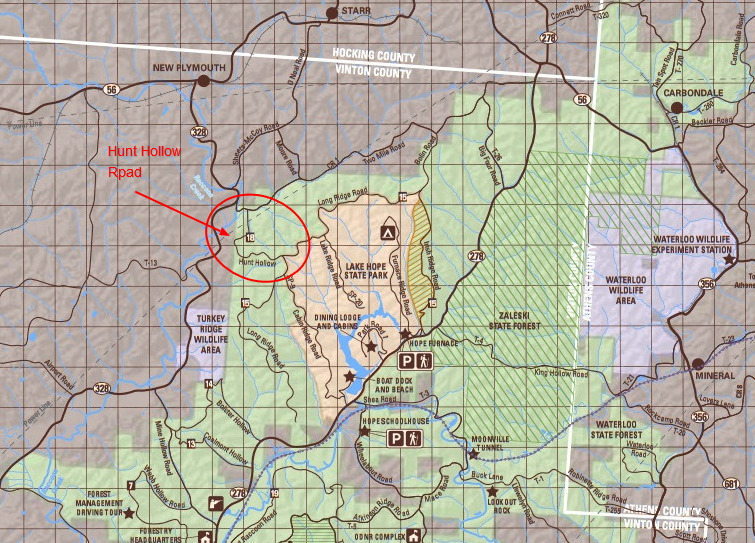 Zaleski State ForestHunt Hollow Vinton, Ohio, US Birding Hotspots