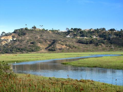 View of the lagoon from the trails