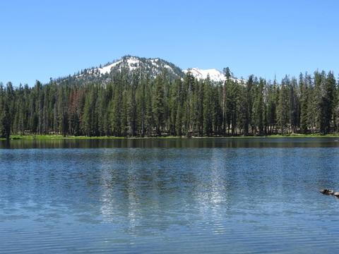 Summit Lake in midsummer