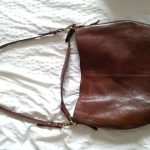 Thumbnail for Superbe sac en cuir brun Massimo Dutti