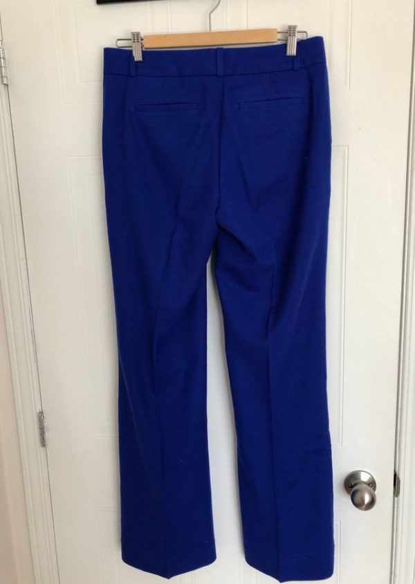 Image for Pantalon en laine bleu cobalt Banana Republic