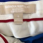 Thumbnail for Pantalon en laine bleu cobalt Banana Republic