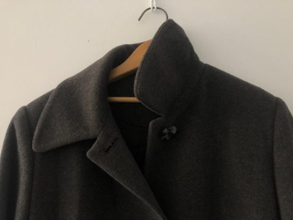 Image for Long manteau dégradé de gris à noir