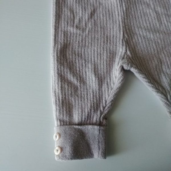 Image for Pantalon rose/beige 0-1 mois Zara avec bouton au cheville