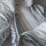 Thumbnail for Ensemble une pièce hiver. Blanc avec motif de fleurs 0-1 mois H&M