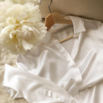 Featured thumbnail for Chemise blanche pure soie - Lilysilk