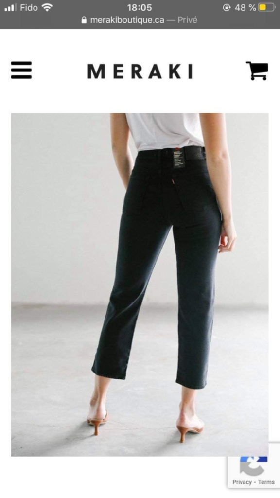 Image for Levis Wedgie straight black heart 25