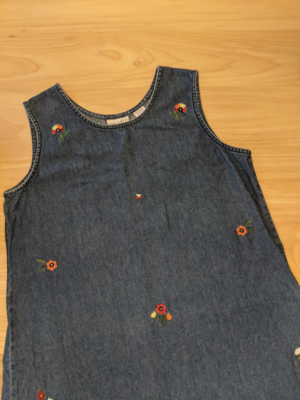 Featured image for VINTAGE | Robe en Jeans avec Broderies