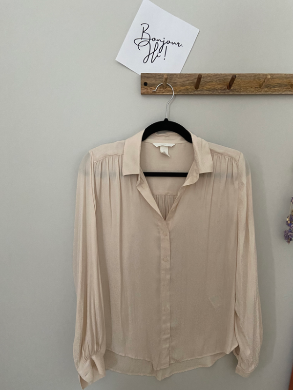 Featured image for Chemise léopard beige