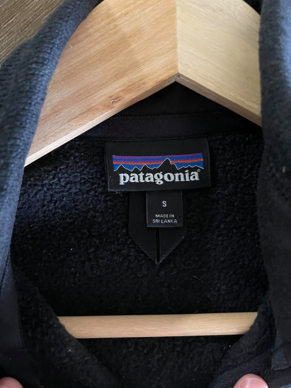 Image for Sweater Patagonia Noir - 1/4 de Zip.