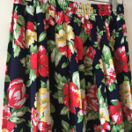 Thumbnail for jupe vintage fleurie vintage skirt