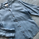Thumbnail for Laura Ashley, chemise bleue lin irlandais