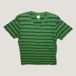 Featured thumbnail for T-shirt rayé vert-noir