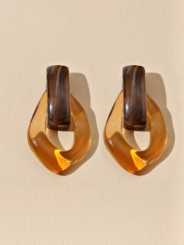 Image for Boucles d'oreilles boho transparents