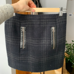 Thumbnail for PRIX RÉDUIT-Jupe Maje en laine  et cuir