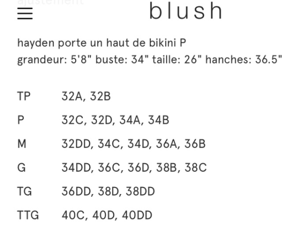 Image for Haut de bikini Blush Lingerie