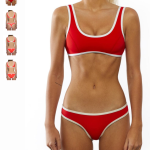 Thumbnail for Waikiki Red ensemble maillot de bain 2 pièces Hoaka neuf