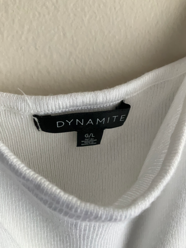 Image for Dynamite - Crop top blanc