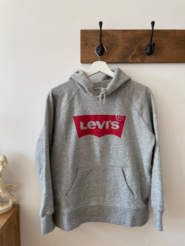 Featured image for Hoodie Levis gris