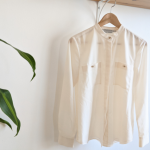 Featured thumbnail for Chemise blanche col mao