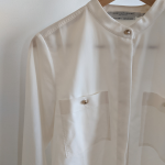 Thumbnail for Chemise blanche col mao