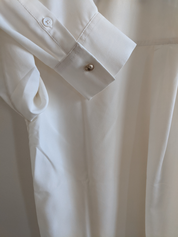 Image for Chemise blanche col mao
