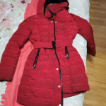 Featured thumbnail for Manteau long hiver rouge cintré