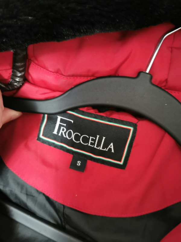 Image for Manteau long hiver rouge cintré
