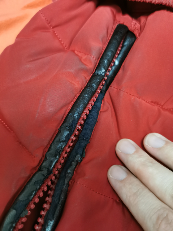 Image for Manteau long hiver rouge cintré