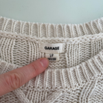 Thumbnail for Chandail crème Garage