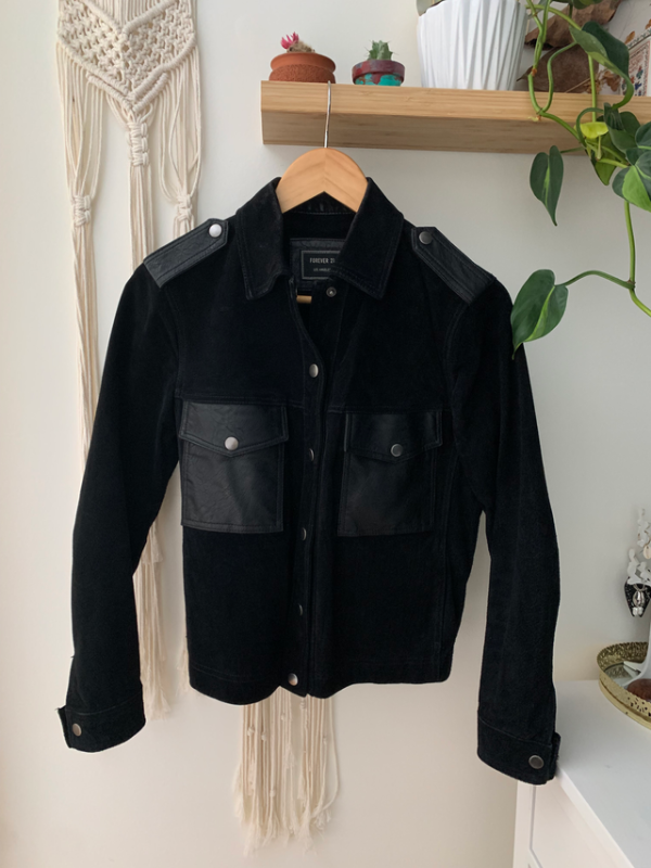 Image for Manteau suède véritable