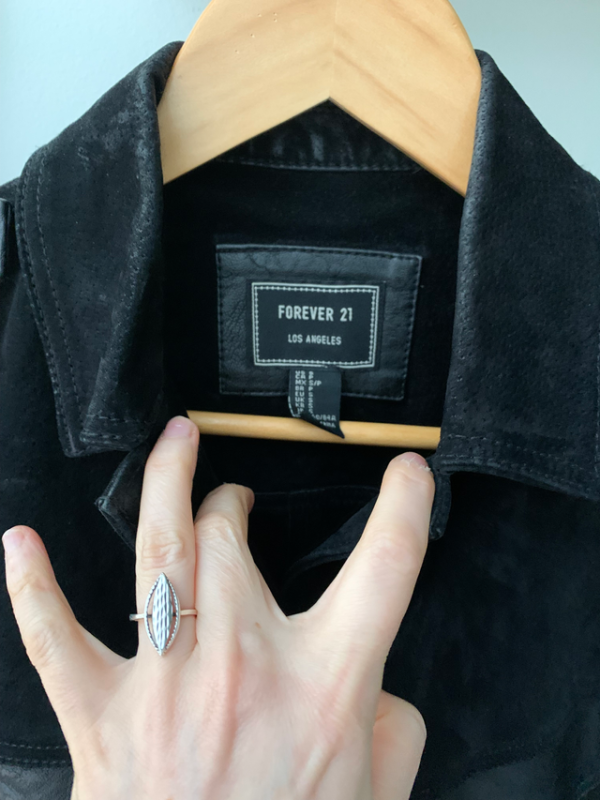 Image for Manteau suède véritable