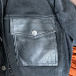 Thumbnail for Manteau suède véritable