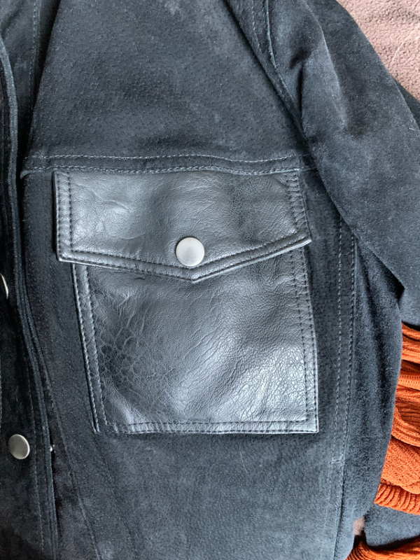 Image for Manteau suède véritable