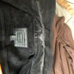 Thumbnail for Manteau suède véritable