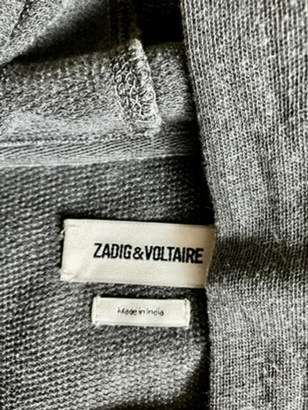 Image for Zadig & Voltaire, robe t-shirt à capuche