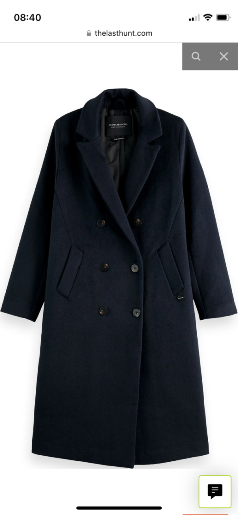 Featured image for SCOTCH&SODA | modèle Double breast wool blend coat