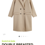 Thumbnail for SCOTCH&SODA | modèle Double breast wool blend coat