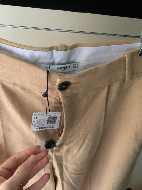 Image for Pantalons évasés en laine