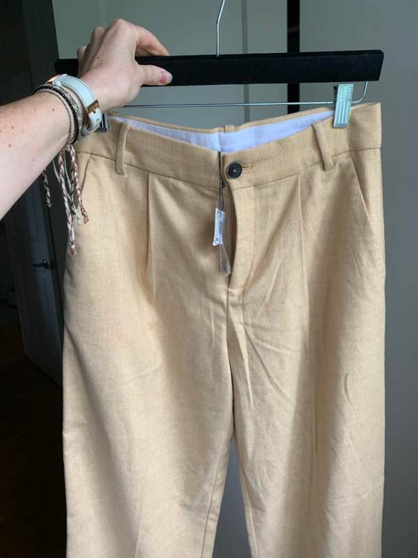 Image for Pantalons évasés en laine