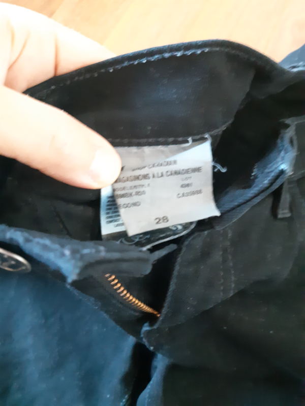 Image for Yoga jeans noir skinny, grandeur 28