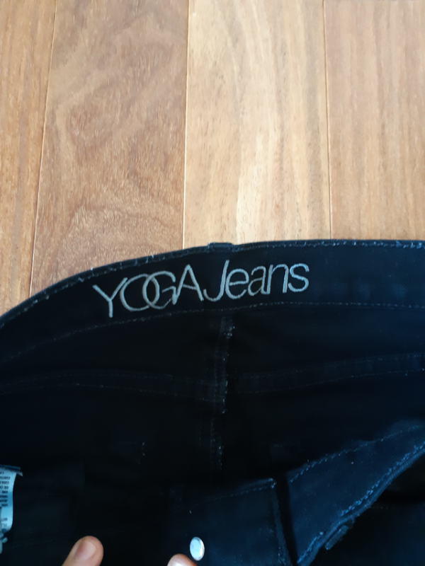 Image for Yoga jeans noir skinny, grandeur 28