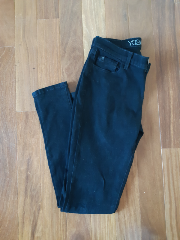 Image for Yoga jeans noir skinny, grandeur 28