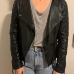 Featured thumbnail for Jacket de similicuir Topshop