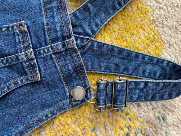 Image for Salopette jeans 5 ans comme neuve
