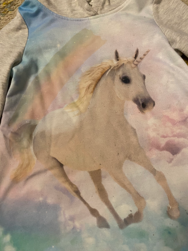 Image for Robe licorne 4/6 ans