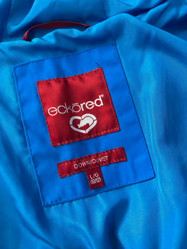 Image for Manteau d’hiver Écho Red 10/12 ans duvet